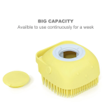Silicone Massage Bath Body Brush with Shampoo Dispenser Scrubber