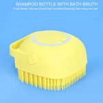 Silicone Massage Bath Body Brush with Shampoo Dispenser Scrubber