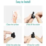 Multifunctional Multi Functional Hand Shape Wall Clip Hanger Keys Cable Holder 6 Pcs