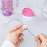 Stainless Steel Straw Cleaning Brush Drinking Pipe 20 Cm 1 Pc