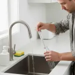 Stainless Steel Straw Cleaning Brush Drinking Pipe 20 Cm 1 Pc