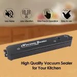 Vacuum Sealer Machine with 10 Bags Automatic Hands Free Smart Food Preservation 1 Set