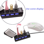 4 Port Usb Hub Usb 2 0 Hub Splitter