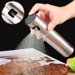 Food Grade Stainless Steel Glass Oil Spray Bottle 100 Ml