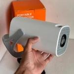 S40 Hd Smart Portable Projector 3500 Lumens 180 Degree Projection Angle Compact Design with Multiple Ports