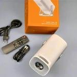 S40 Hd Smart Portable Projector 3500 Lumens 180 Degree Projection Angle Compact Design with Multiple Ports