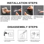 Flower Adhesive Wall Hooks 10 Pc Set