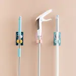 Magic Sticker Series Self Adhesive Mop and Broom Holder 1 Pcs Random Color Design
