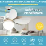 40w Led Ceiling Fan with Remote Control