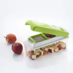Plastic 13 in 1 Manual Vegetable Grater Chipper and Slicer