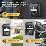 Bug Zapper Outdoor 2 in 1 Solar Mosquito Zapper Lamps 1 Pc