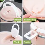 4 Layer Stainless Steel Hot Lunch Box Random Color