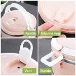 3 Layer Stainless Steel Hot Lunch Box Random Color