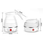 Silicone Foldable Electric Kettle Random Color