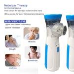 Portable Mesh Nebulizer Effective for Cough Asthma Silent and Compact Nebulizer Machine for Adult and Kids