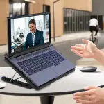 Laptop Cooler Cooling Pad with 2 Quiet Led Fans Stand for Gaming Laptop