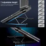 Laptop Cooler Cooling Pad with 2 Quiet Led Fans Stand for Gaming Laptop