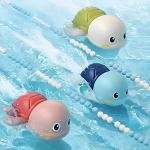 Cute Swimming Bath Toys for Toddlers 1-3, New Born Baby Bathtub Water Toys, Preschool Toddler Pool Toys (Pack of 2)