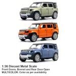 Defender Toy Car Metal Body Openable Doors, Bonnet & Boot Pull-Back Action for Kids Diecast Model