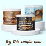 MEWALICIOUS Almond Butter Chocolate Flavour, 17.3 gm Protein, Creamy + Peanut Butter Classic, 25 gm Protein