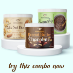 MEWALICIOUS Mix Nut Butter, 22 gm Protein, Crunchy + Peanut Butter Chocolate Flavour, 23.05 gm Protein