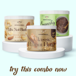 MEWALICIOUS Mix Nut Butter, 22 gm Protein, Crunchy + Peanut Butter Chocolate Flavour, 23.05 gm Protein