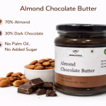 Mewalicious Almond Butter With Dark Chocolate (Plain ) (450gm)