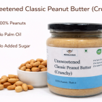 Mewalicious Unsweetened Classic Peanut Butter Crunchy 225 gm