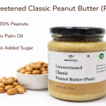 Mewalicious Unsweetened Classic Peanut Butter Plain (450 gm)