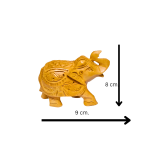 Wooden elephant carving 3 inches