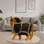 Handcrafted Wooden Horse  Antique Figurine 🐎✨