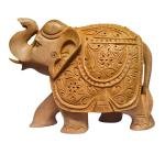 Wooden Elephant carving truck