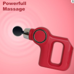 One Button Simple Professional Massage Gun Wireless 6 - Heads 6 speed