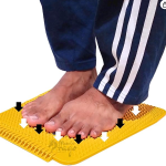 Acupressure Mat for Feet | Magnetic Pyramidal Foot Power Mat | Manual Foot Massager | PAIN RELIEF, COMPLETE BLOOD CIRCULATION Mat (Stand for 1 min - 4 times a day) (Acupressure Mat Pack of 2)