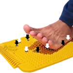 Acupressure Mat for Feet | Magnetic Pyramidal Foot Power Mat | Manual Foot Massager | PAIN RELIEF, COMPLETE BLOOD CIRCULATION Mat (Stand for 1 min - 4 times a day) (Acupressure Mat Pack of 2)