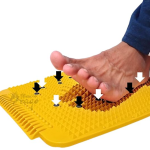 Acupuncture Foot Power Mat | | Active Magnetic Pyramidal | Foot Massager, Blood Circulation Acupressure Mat for Feet, Sturdy Magnetic Acupressure Experience (Power mat + Hand Gripper 5-60 kg)