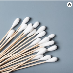 1500 Classic Cotton Ear Buds | Wood Stick Cotton Swabs | Sensitive skin protection wooden earbuds | Pure & Soft Cotton swabs Buds (3000 tips)