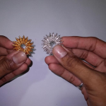 Acupressure Finger Massage Rings – Pack of 4 + Wooden Palm Massager, Therapy Rings for Pain Relief, Relaxation & Hand Acupoint Massage