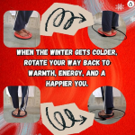 Pack of 2 Ultimare Morning Body Warmer Tummy Twister for Twisting and Cutting Fat - BELLY FAT + ACUPRESSURE + Basic BALANCE + Strength + FUN Warmer in Winter Twist Boards