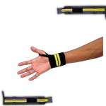 COMBO - Push up Board for Men Double Toning Tubes and Wrist Straps | Build your complete upper Body Strength with Home Gym Equipment with Pushup Board + Double Toning Tube + Wrist Band