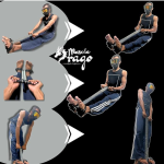 Complete Home Gym Kit All Age Groups | Complete Home Gym Equipment Set - Abs at Home with Grip Strengthener and Strength Builder (Tummy Trimmer + Hand Gripper 60 kg + Tummy Twister)