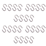 24Pack 2.5 inch Stainless Steel Small S Hooks Heavy Duty Hook for Kitchen Cutlery Hanging, Closet, Pan, Pot Hanging, S Hook Highly Recommended for General USE (Pack of 24