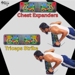 Master the Art of Pushups | Muscle Drago Pushup Board and Grip Strengthner with Adjustable Hand Gripper | Train your Chest, Triceps, Shoulders