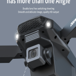 E88 Single 4K HD Camera Drone with Optical Flow, One Key Takeoff/Landing, 360° Rotation, App Control RC Quadcopter with Carry Case (Single Battery)