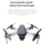 E88D Max Pro Light Single 4K HD Camera Drone with Optical Flow, App Control, 360° Flips, One Key Takeoff RC Foldable Drone with Carry Case(Single Battery)