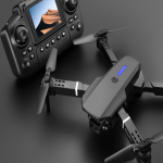 E88 Pro Drone with 4K HD Dual Camera & Screen Remote Control | Optical Flow Hover | 360° Flip | App Control | Adjustable Speed | Foldable RC Drone for Kids & Adults