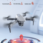 E88 Pro Drone with 4K HD Dual Camera & Screen Remote Control | Optical Flow Hover | 360° Flip | App Control | Adjustable Speed | Foldable RC Drone for Kids & Adults