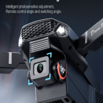 E88 Pro Drone with 4K HD Dual Camera & Screen Remote Control | Optical Flow Hover | 360° Flip | App Control | Adjustable Speed | Foldable RC Drone for Kids & Adults