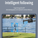 E88 Double 4K HD Camera Drone with Optical Flow, One Key Takeoff/Landing, 360° Rotation, App Control RC Quadcopter with Carry Case (Single Battery)