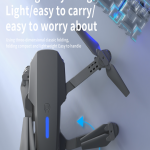 E88 Single 4K HD Camera Drone with App Control, Optical Flow Sensor, 360° Flips, One Key Takeoff, Foldable RC Drone (2 Batteries Included)